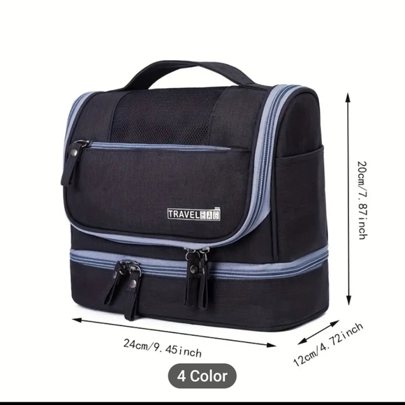 New Blue Travel Bag with Wet Dry seperation. - Picture 1 of 2